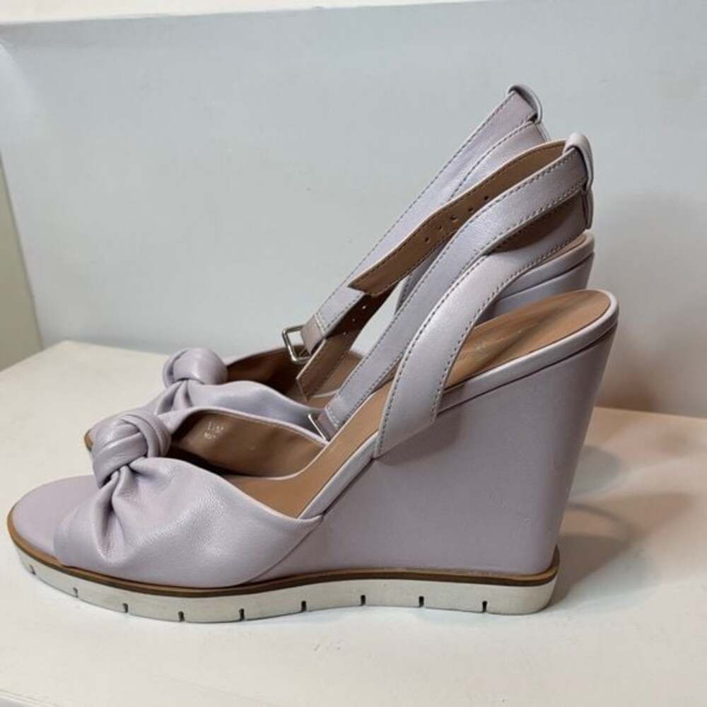 Paolo Knot-Front Slingback Sandals in Light Lavender - Picture 2 of 5
